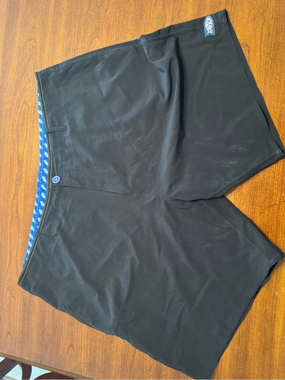 Aftco Original Fishing Shorts Men Size 40 Black